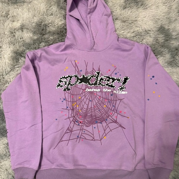 Light purple spider hoodie